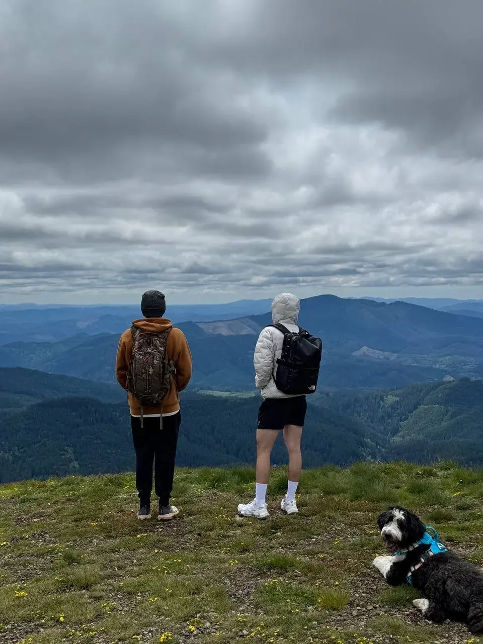 My best friend and me at Marys Peak